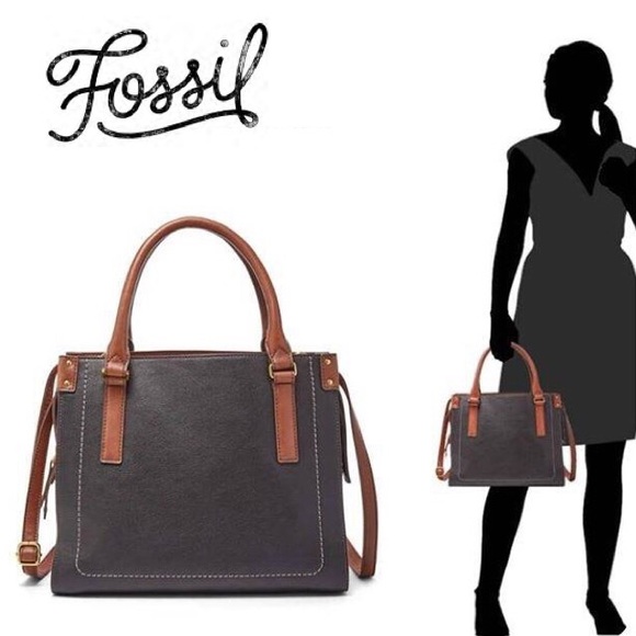 fossil claire satchel